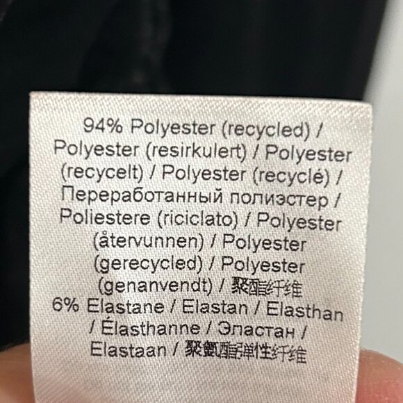 Ganni Velvet Jersey Gathered Mini Dress | Black / 44/US12 - Picture 7 of 11